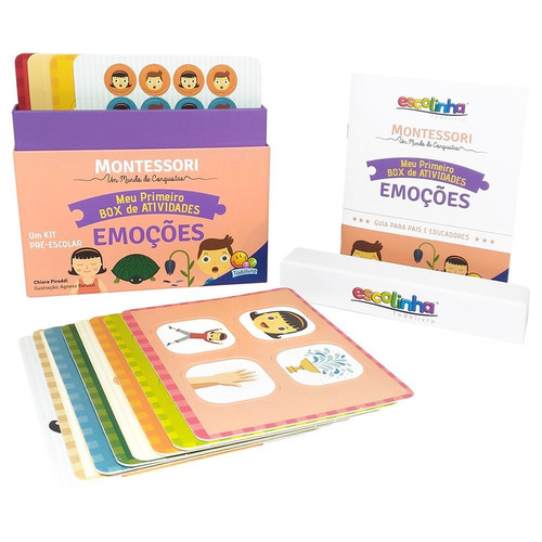Imagem 2 de 5 de Montessori Meu Primeiro Box de Atividades... Emoções (Escolinha), de Piroddi, Chiara. Editora Todolivro Distribuidora Ltda. em português, 2020