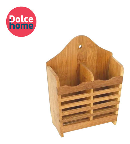 Porta Talheres De Bambu - Dolce Home