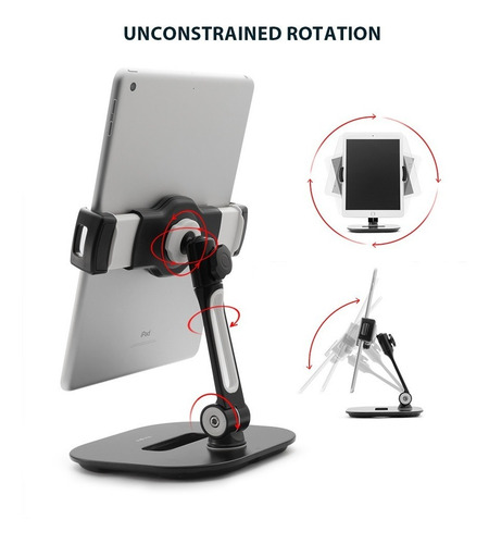 Imagen 2 de 9 de Soporte iPad Tablet Celu Iron Ringke Giratorio 360° Premium
