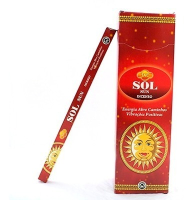 Incenso Indiano Sac Sol 50 Caixinhas + Brinde Especial