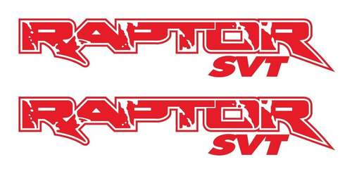 Sticker Adhesivo Logo Ford Raptor   Por 2 Unid