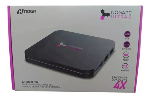 Imagen 12 de 12 de Tv Box Noga Pc Ultra 2 Estándar 8gb Negro Con 1gb Ram