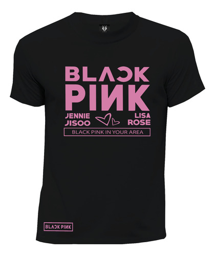 Camiseta Fan Nombres Kpop Blackpink