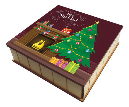 Caja Sorpresa Para Navidad, Árbol Navideño 1, Lab3dmaker