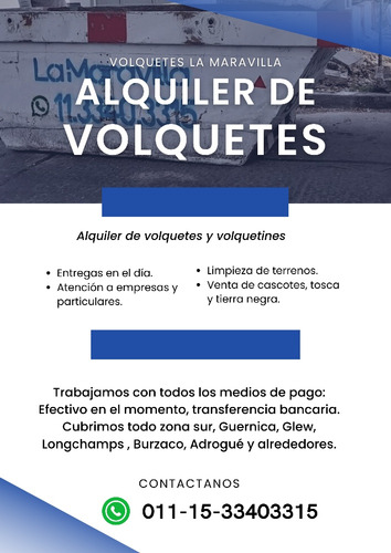 Alquiler De Volquetes 