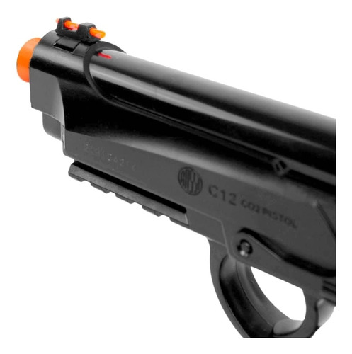 Pistola De Pressão Co2 Win Gun C12 4.5mm + Case + Acessórios