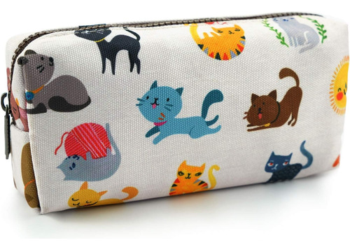 Estuche Lindo Lápices De Gato, Estuche Maquillaje, Bol...