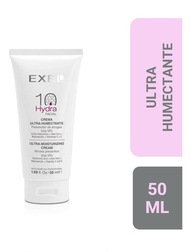 Crema Facial Acido Hialuronico Niacinamida Aloe Exel 50 Ml 