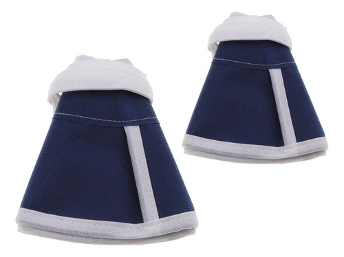 2 Piezas De Tejida Collar De Mascotas Suave Para Perros