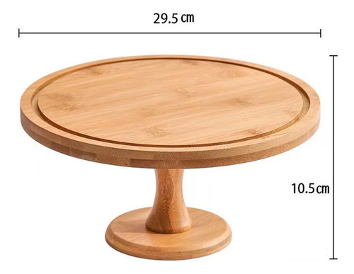 Soporte Para Pasteles Con Cubierta De Vidrio 12 Pulgadas