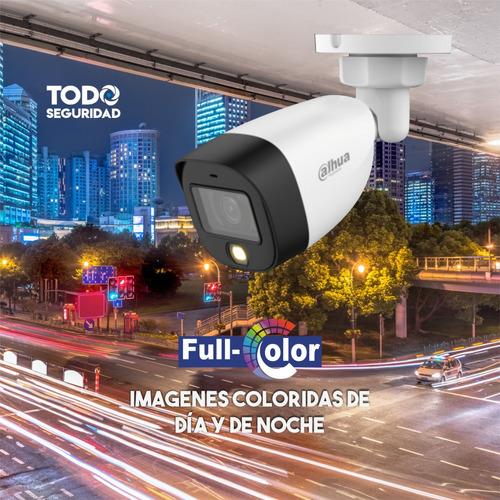 Imagen 6 de 9 de Kit Seguridad Dahua Cctv Dvr 16ch+ 8 Camara Fullcolor+ Disco