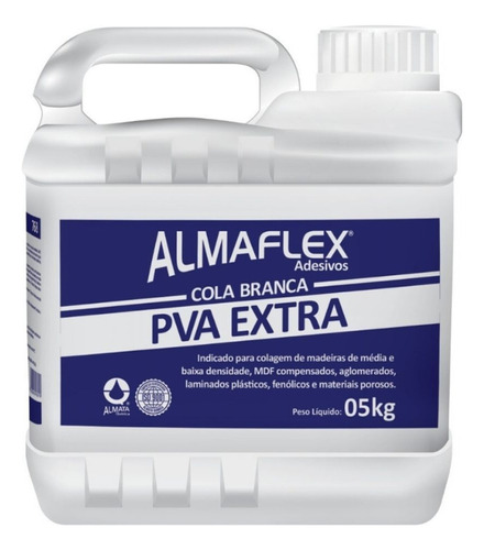 Cola Branca Pva Extra Profissional 813 5kg - Almaflex