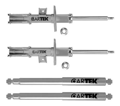 4 Amortiguadores Cartek Del/tras Pontiac Torrent  2007-2009