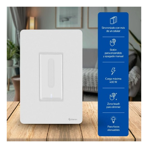 Apagador Wi-fi Con Dimmer (atenuador De Luz)
