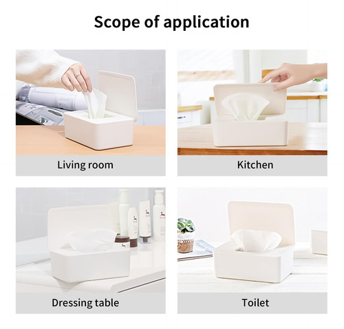 Caja Dispensadora De Pañuelos Con Tapa Caja De Almacenamient
