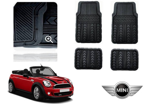 Kit Tapetes 4 Piezas Mini Convertible 2011 Marca Race Track