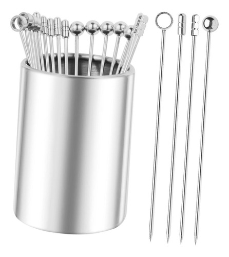 20x Palillos De Dientes De Cóctel Con Brochadores De
