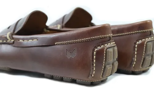 Zapato Nautico Hombre Cuero Le Mans Taponcitos