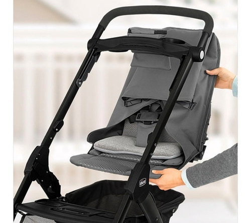 Chicco Carriola Bravo Travel System Papyrus, Color Gris