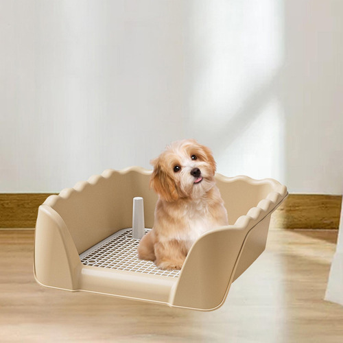 Caja De Arena Extraíble Para Perros, Inodoro Con Café