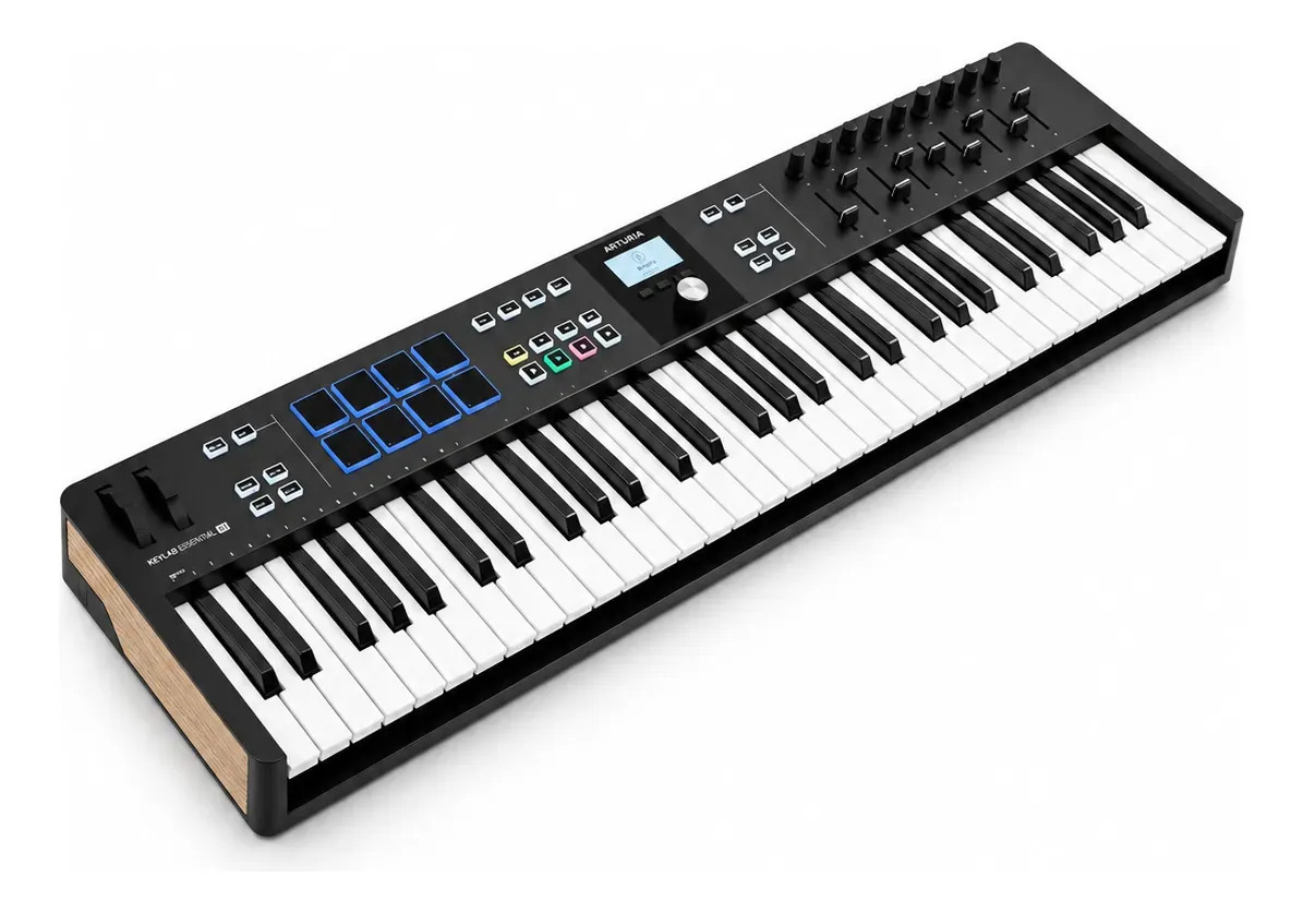 Teclado Controlador Arturia Keylab Essential 61 Mk3 Black