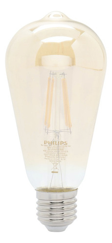 Foco Philips Led Filamento St64 35w Luz Cálida 2pack