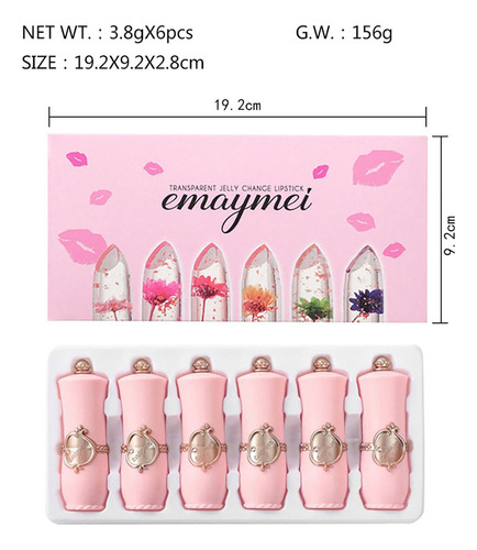Lápiz Labial En Gelatina Q Beauty Bright Flower Crystal 942q