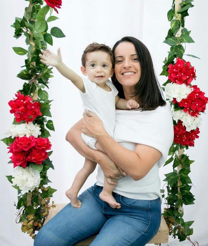 Banco C/ Arco E Balanço Cenográfico Prop Fotografia Gestante