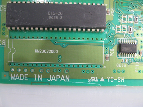 Placa Jogo Snk Neo-mvs Cha256 Yg-sh Japan 002 (Usado)