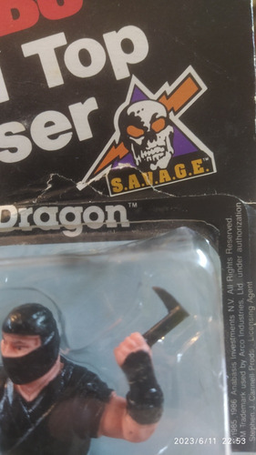 Rambo The Force Of Freedom, Pencil Top Eraser, Black Dragon (Usado)