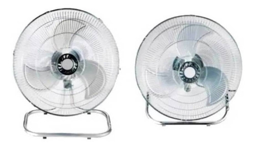 Ventilador 3 en 1 Kanji KJH-FH1209 turbo negro con 3 palas de metal, 18" de diámetro 220 V