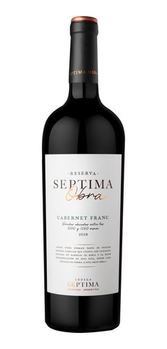 Vino Séptima Obra Cabernet Franc 750ml Local 