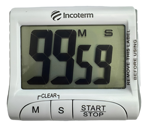 Timer Crônometro Digital Com Alarme 7651 Incoterm