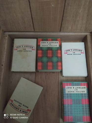 Antiguas Cajas De Cerillos O Fósforos Ingleses El Pack (Usado)