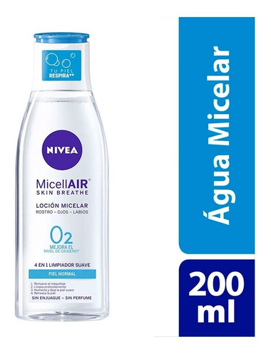 Agua Micelar Nivea Micellair Piel Normal X 200ml