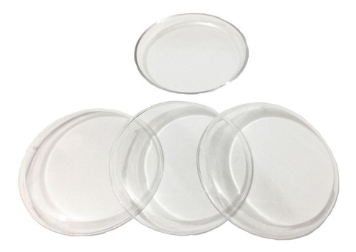 100 Lentes Transparentes De 45mm - Futebol De Mesa