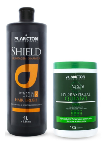 Progressiva Shield Plancton Blindagem 1l Kit Pós Alisamento