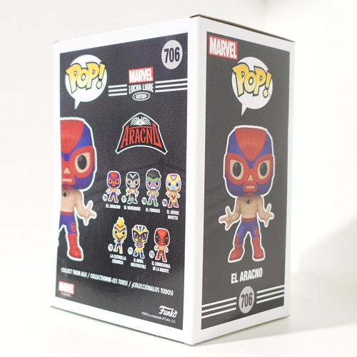 Funko Pop! Marvel Lucha Libre - El Aracno 706 Exclusivo (Usado)