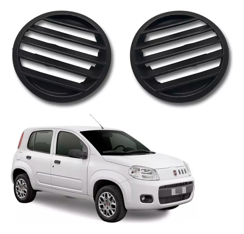 Par Difusor Superior Painel Fiat Novo Uno Vivace 2012