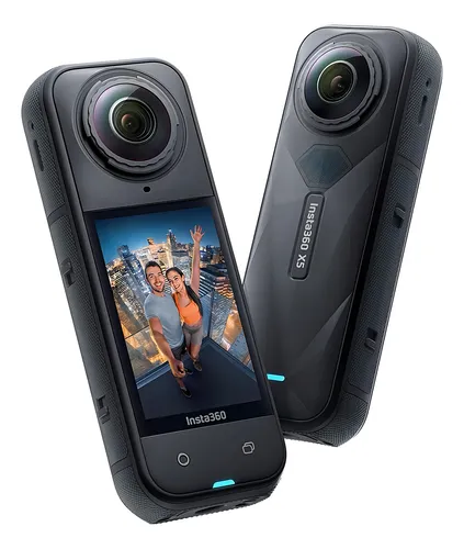 Câmera De Ação Insta360 X5 8k 360º Ipx8 À Prova D'água Chip Tripl...