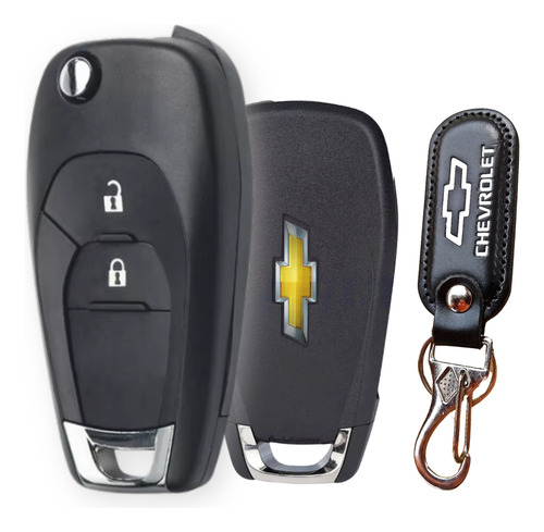 Chave Canivete + Chaveiro Gm Cruze Onix Cobalt 2020-2024 2b