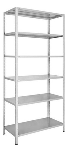 2 Estantes De Aço Com 6 Prateleiras 40 Cm 30kg 1,98m X 0,92m