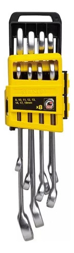 Juego 8 Llaves Combinadas 8-19mm Stanley Stmt78099-840