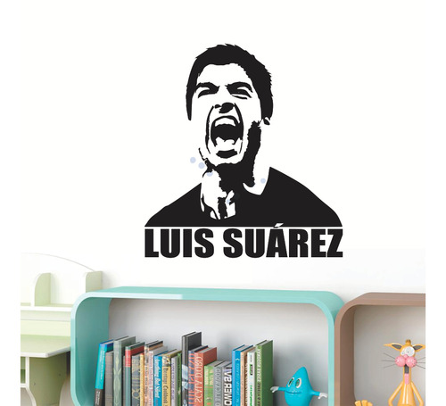 Vinilo Decorativo Luis Suárez Uruguay Futbol Calco Nacional