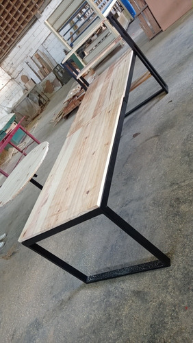 Imagen 10 de 10 de Mueble Estilo Industrial Mesón De Trabajo 2,60x0,80mts.