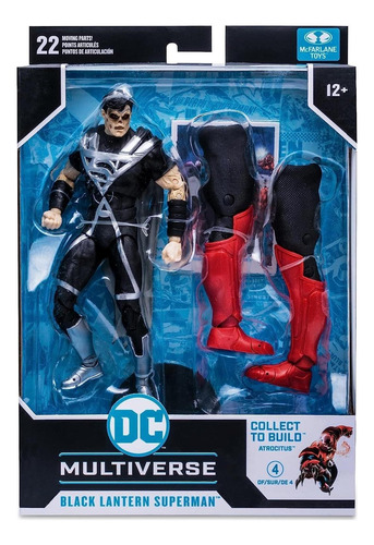 Mcfarlane Toys Dc Build -a 7in Figuras Wv8 Night Blackest