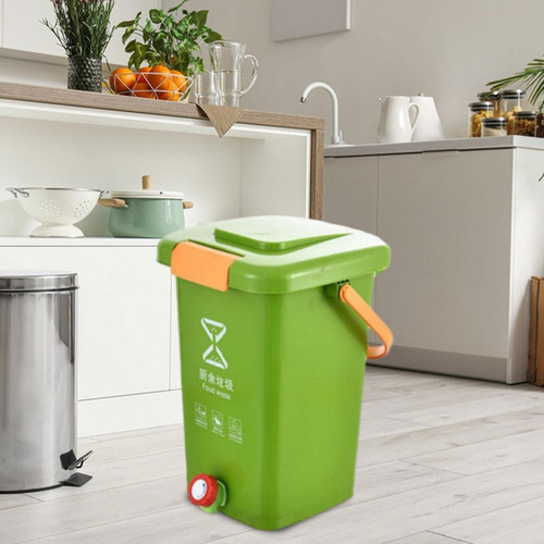 Cubo De Basura Para Compostaje De Residuos De Cocina, Con Sg