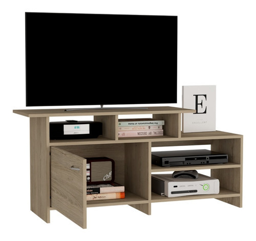 Mesa Para Tv Liena, Para Televisor De 40 , Color Beige Color Marrón claro