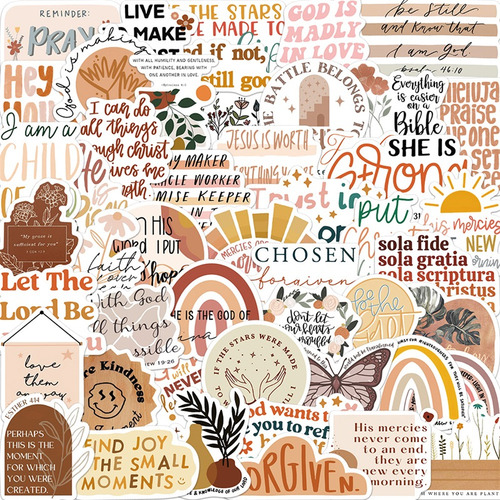10/30/50 Unidades, Decoración Kawaii Boho Con La Biblia, Par