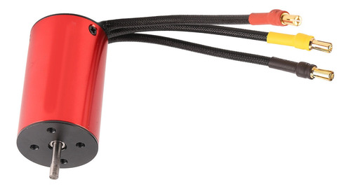 Motor De Coche Rc, Aleación De Aluminio Sin Escobillas, Rojo